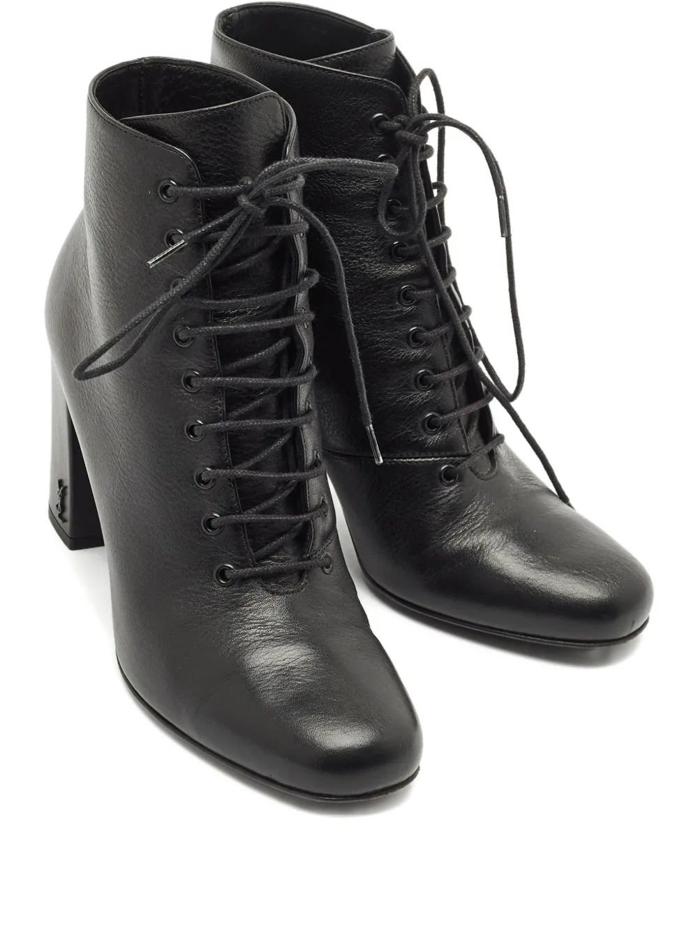 Saint Laurent Pre-Owned bottines en cuir à lacets | noir | Image 1