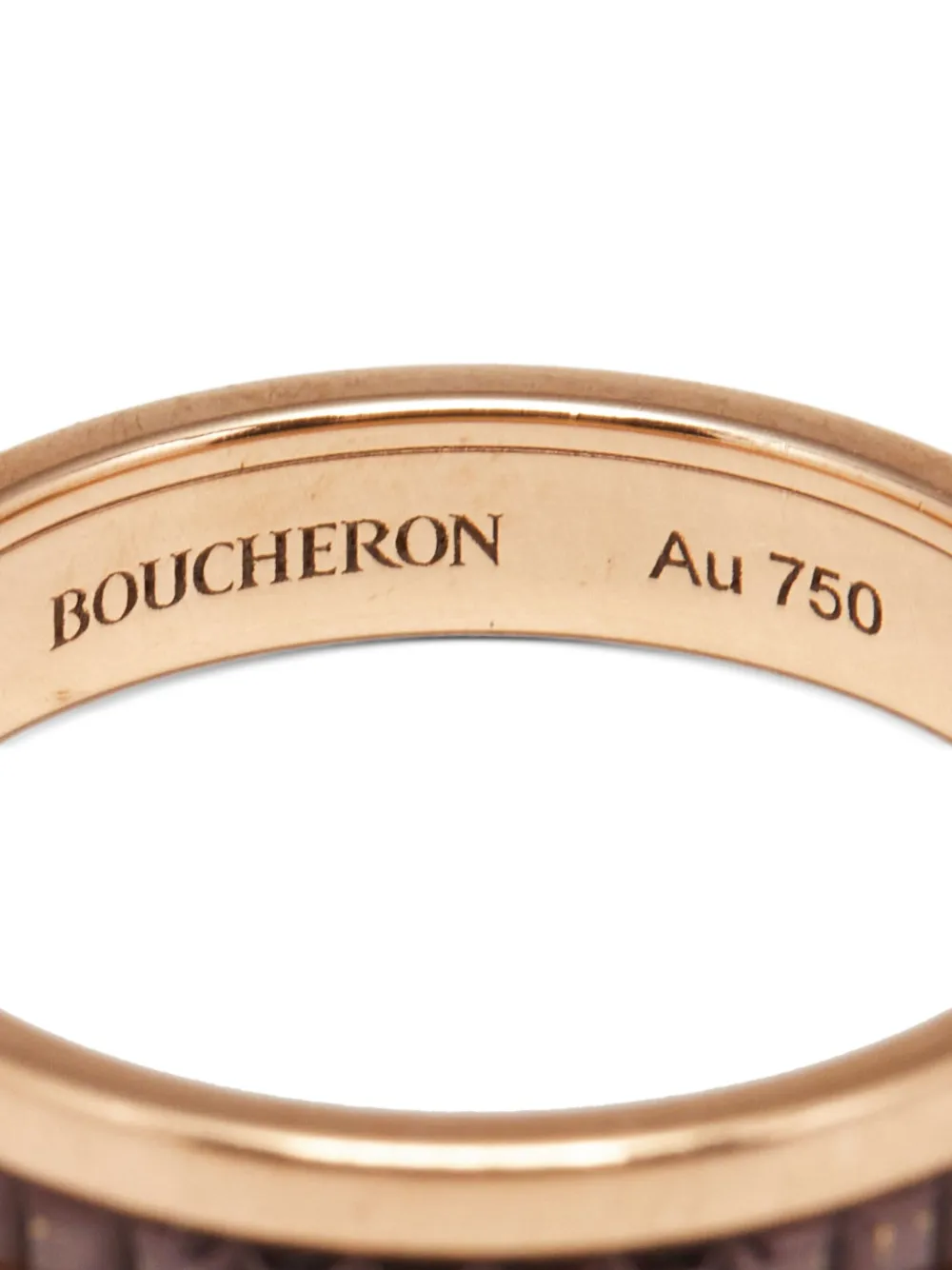Pre-owned Boucheron 18k玫瑰金 Quatre Classique 戒指（典藏款） In Gold