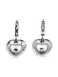 Chopard Pre-Owned 18K White Gold happy Hearts diamond earrings - Silver
