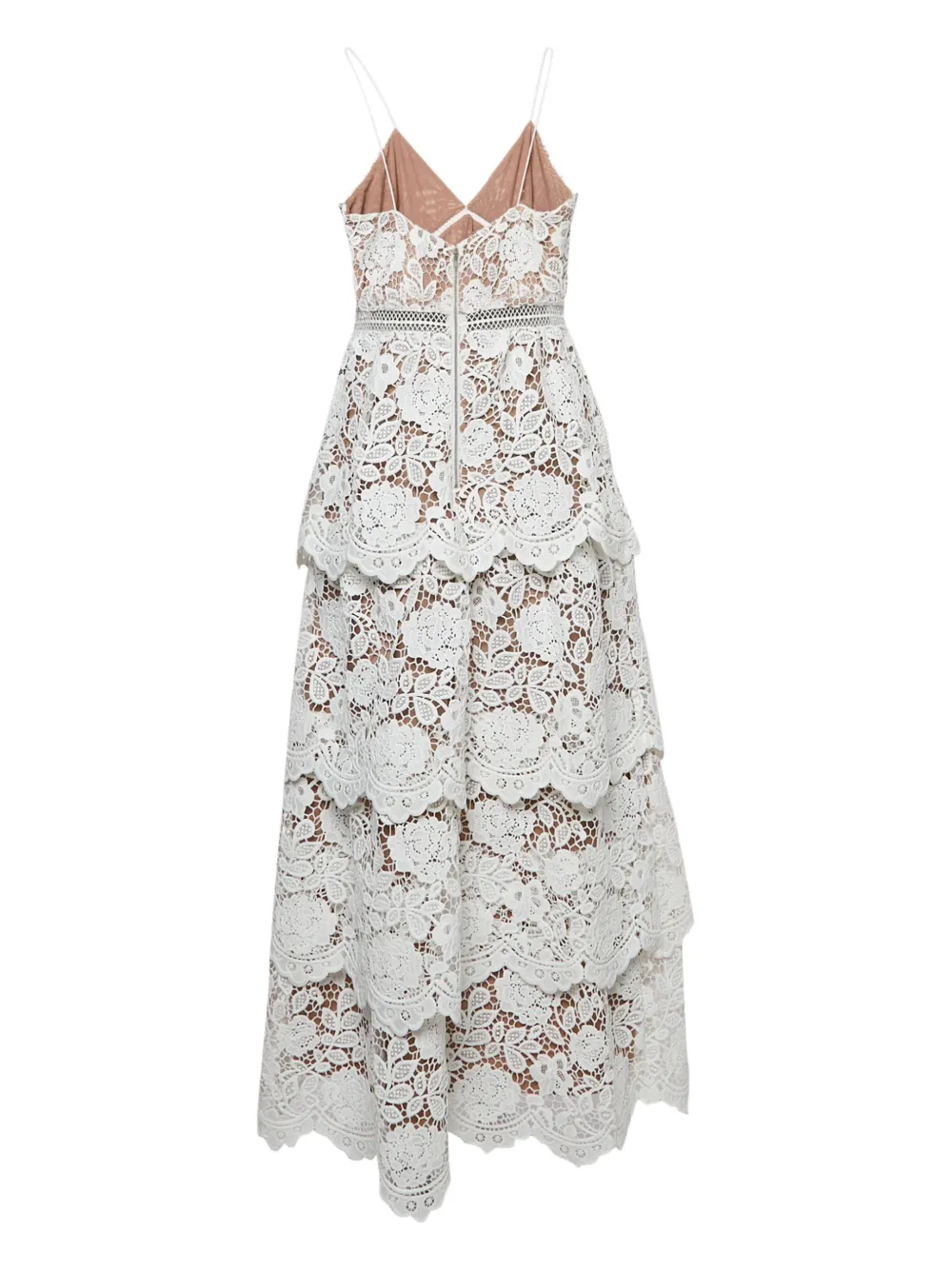 Self-Portrait floral lace tiered dress | Image 2