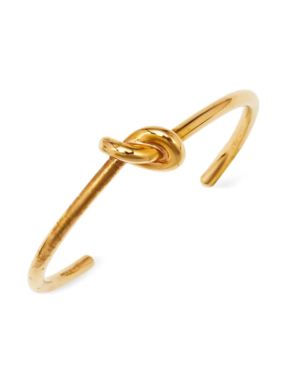 Pre-owned Celine Knot-detail Bracelet In Gold