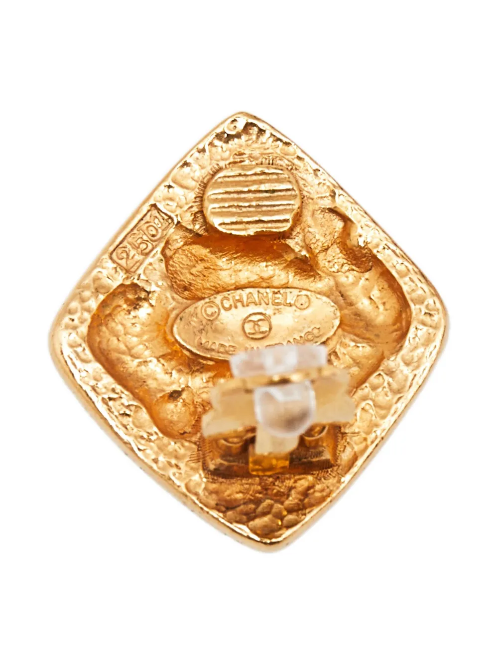 Pre-owned Chanel Gold Plate Earrings