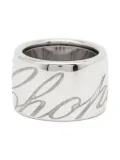 Chopard Pre-Owned logo-engraved ring - Silver