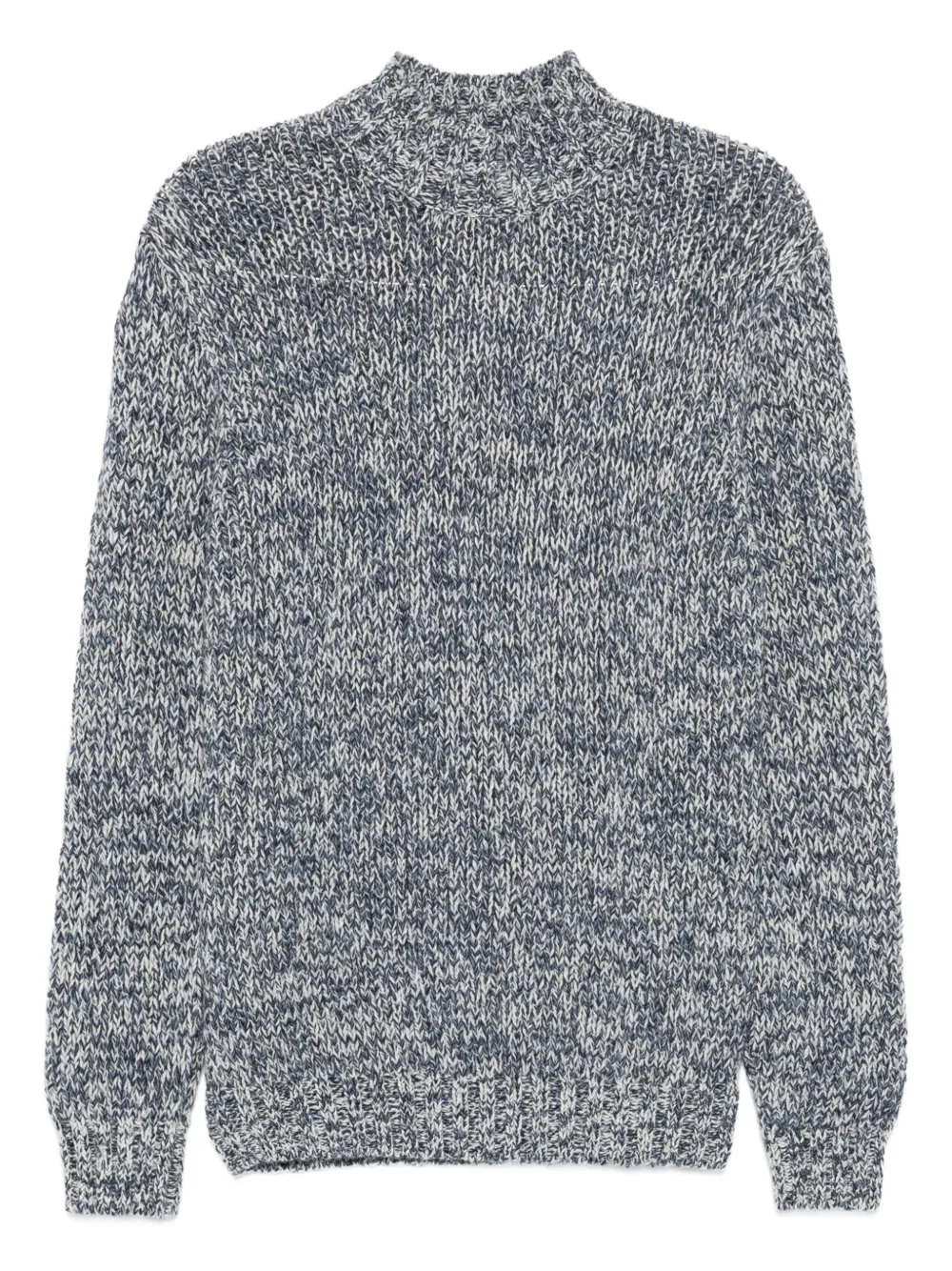 Tagliatore Trui met hoge hals Blauw