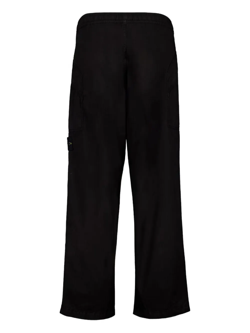 Stone Island drawstring straight-leg trousers - Zwart