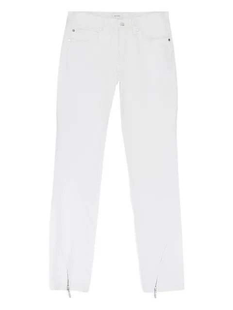 RHUDE zip-detail straight-leg jeans