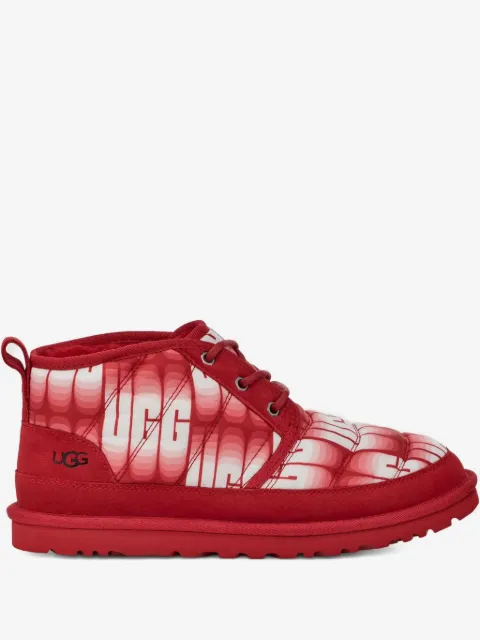 UGG Neumel LTA Wavelength Chukka "Red/White" boots