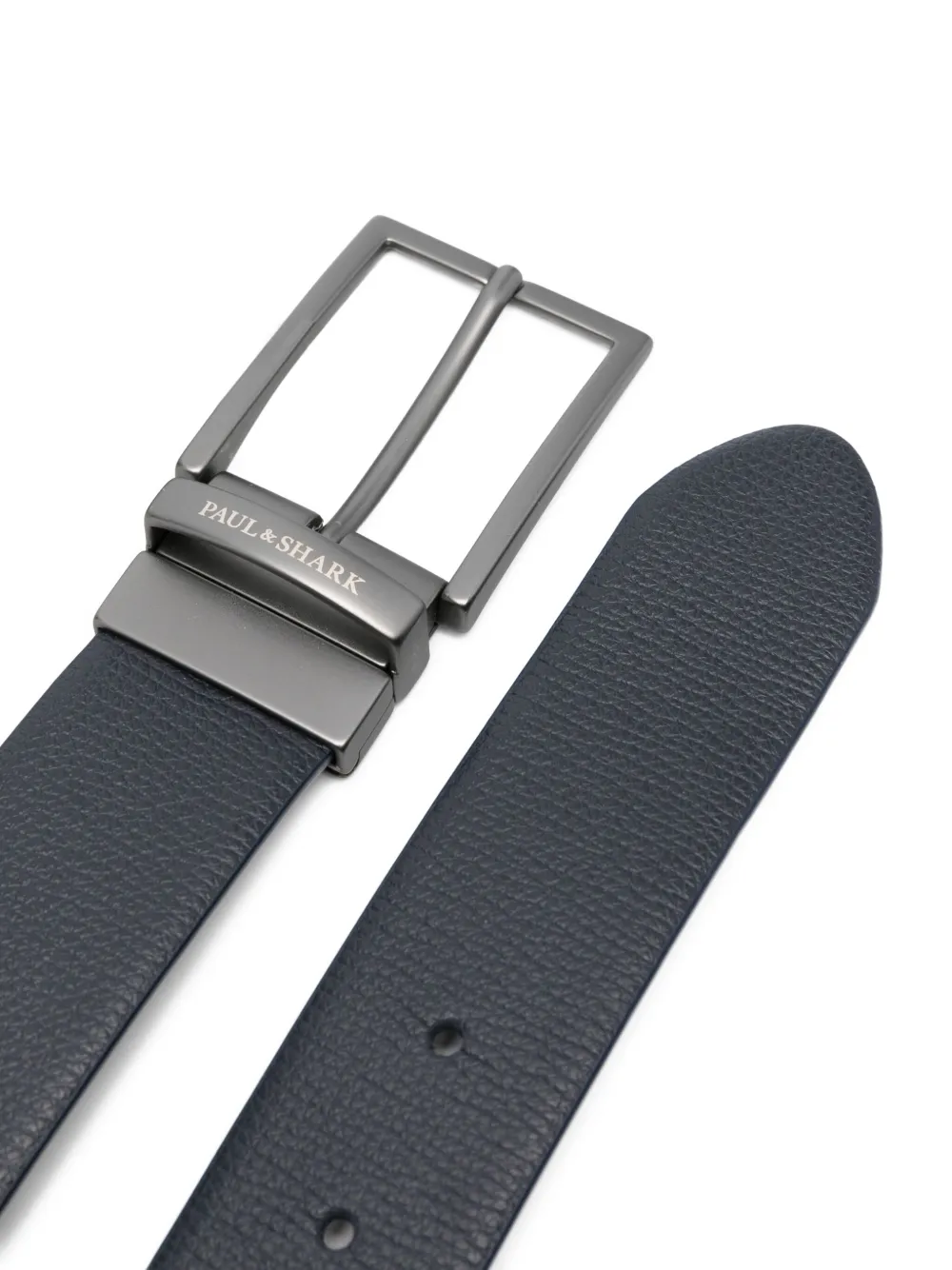 Paul & Shark leather buckle belt - Blauw