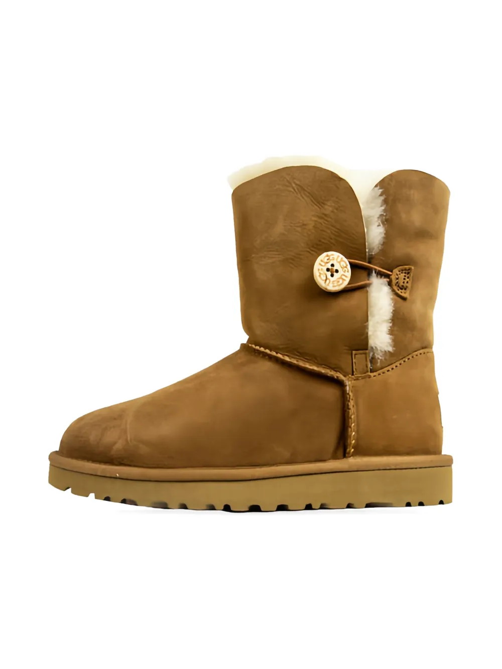 Ugg Bailey Button "chestnut" Boots In Brown