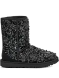 UGG Classic Short Chunky sequin-embellished boots - Black