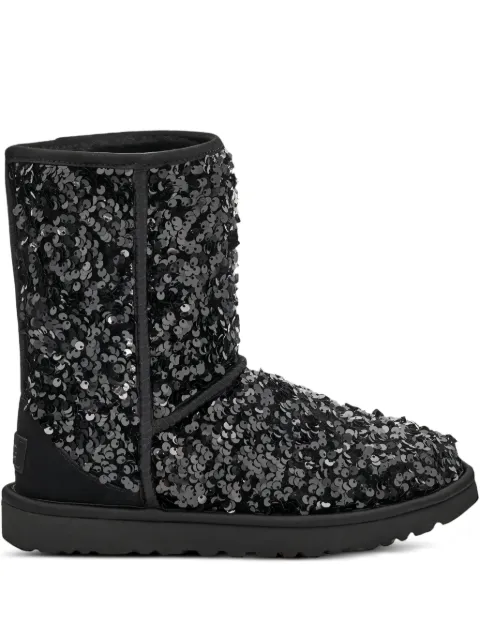 UGG Classic Short Chunky sequin-embellished boots