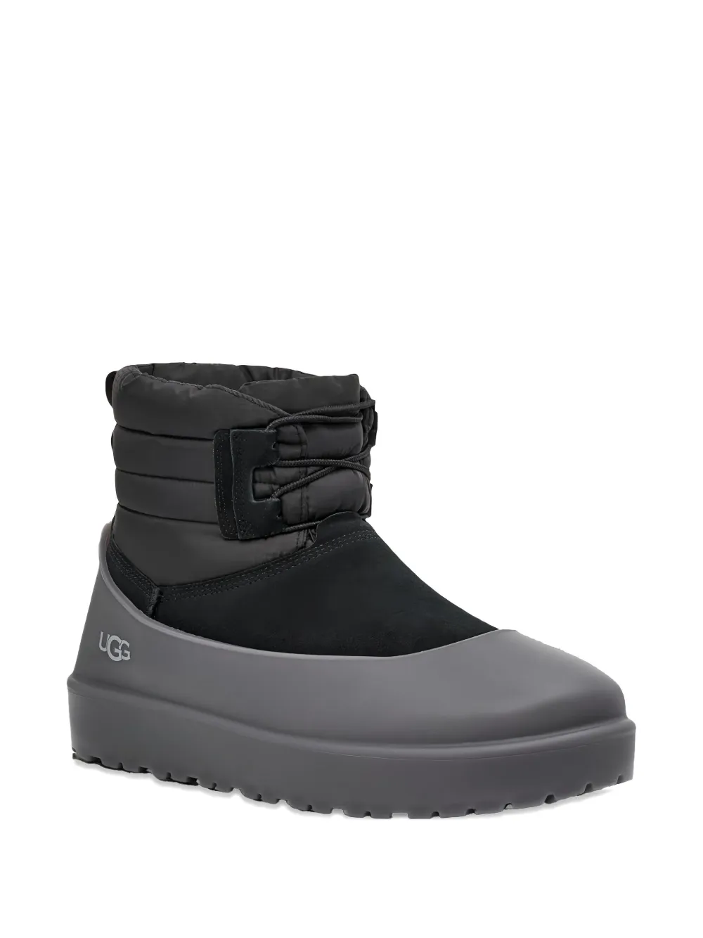 UGG lace-up quilted boots Black