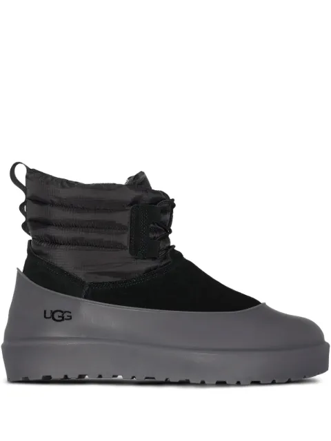 UGG lace-up quilted boots