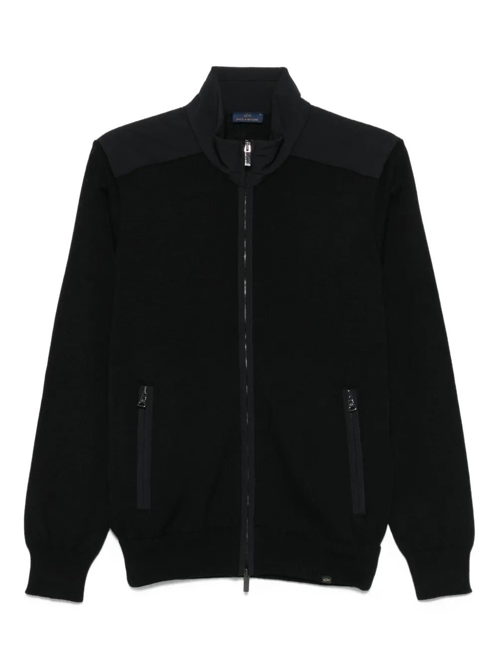 Paul & Shark wool zip-up cardigan | Black | Image 1