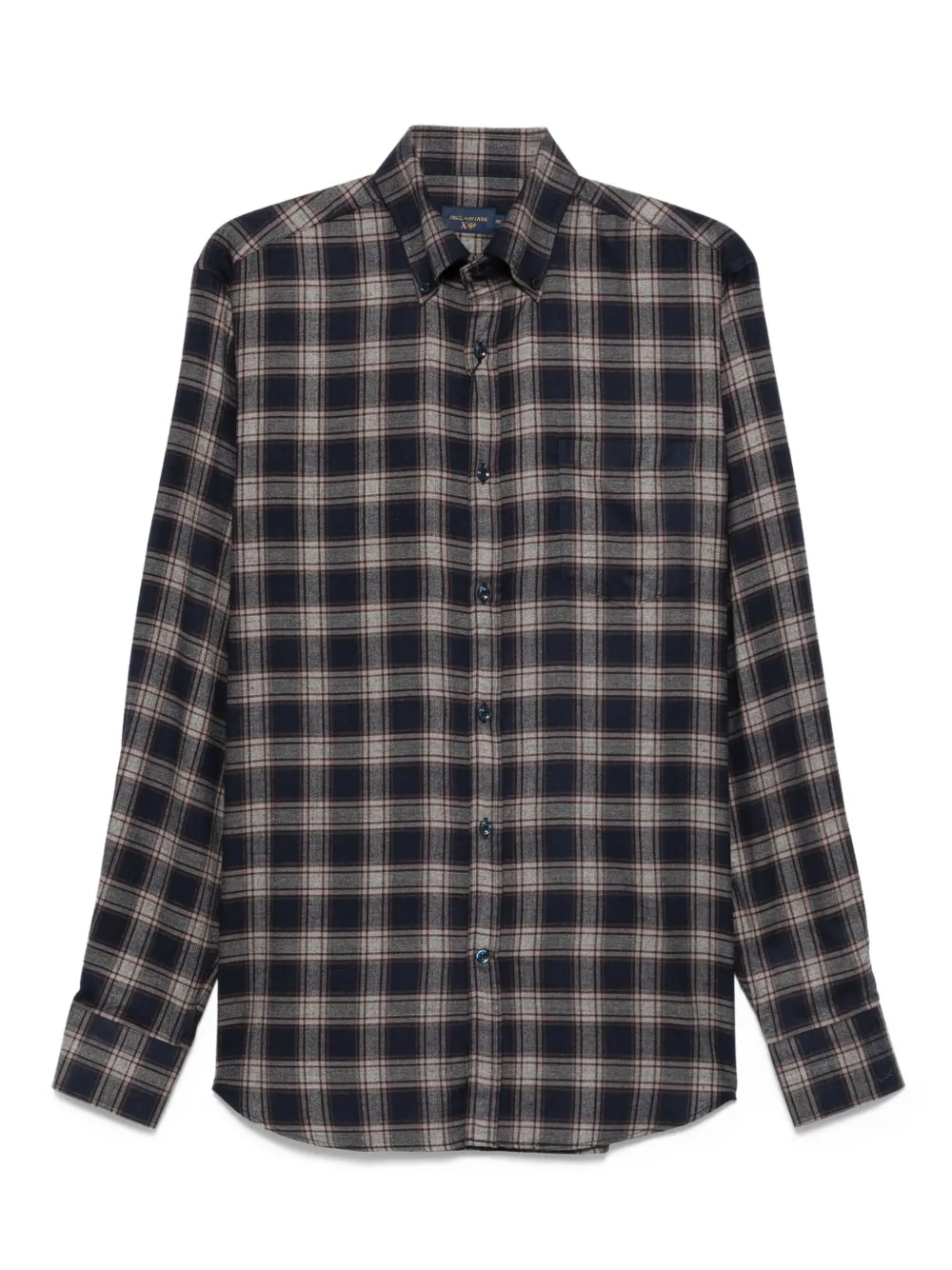 Paul & Shark Geruit overhemd met lange mouwen Blauw