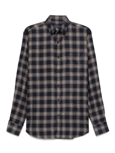 Paul & Shark checked-pattern long-sleeve shirt