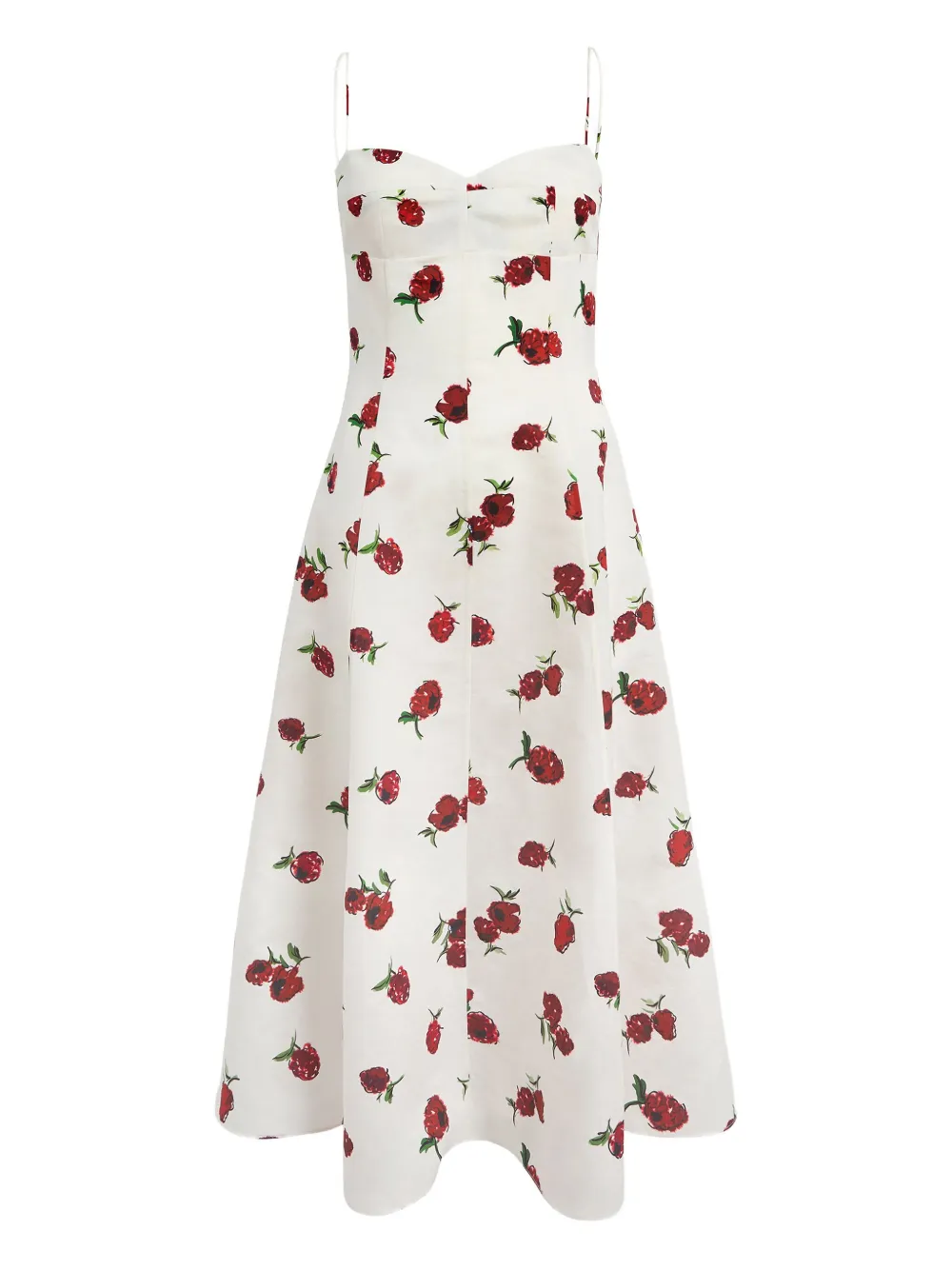 Isabella floral-print midi dress