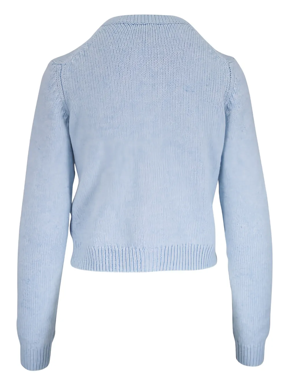  Khaite Everheart Button-front Cashmere Cardigan - Blue 