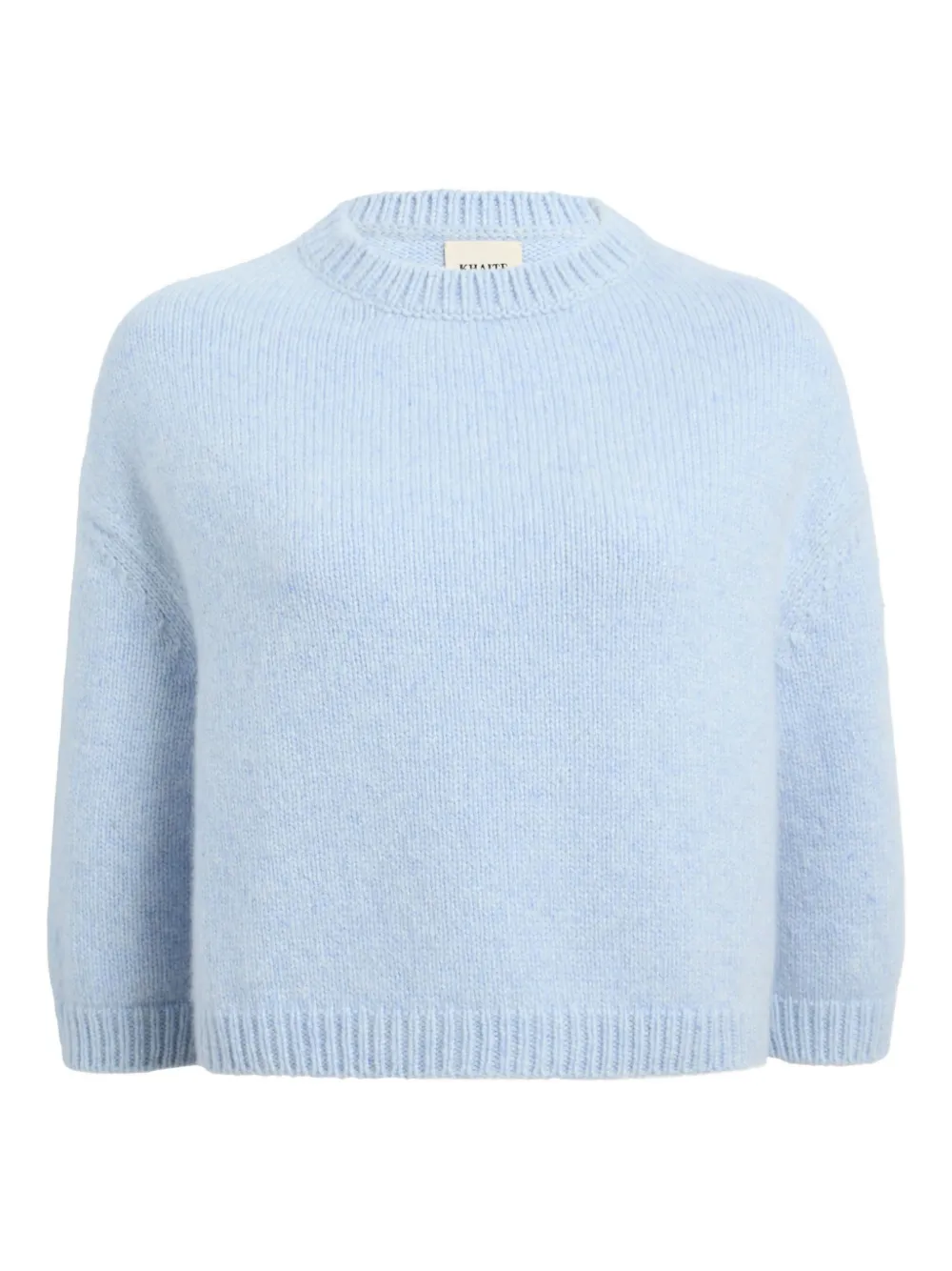 Sabina crew-neck cropped sweater