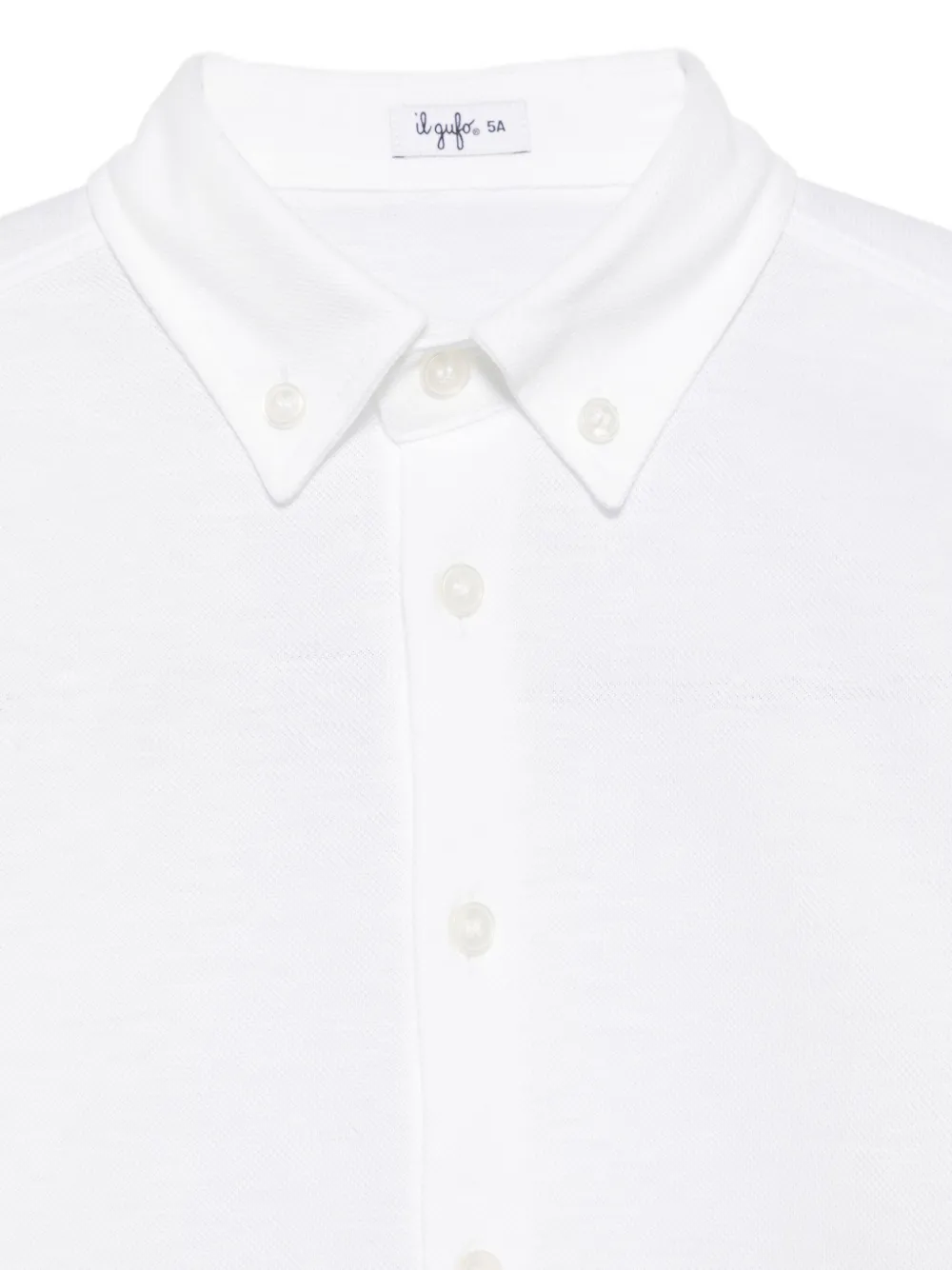 Il Gufo button-down cotton shirt Wit