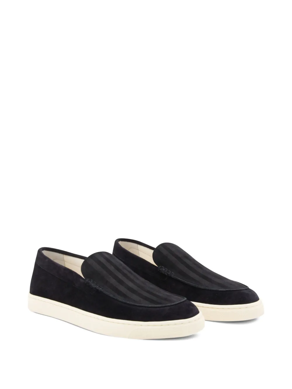 Brunello Cucinelli suede loafers Black