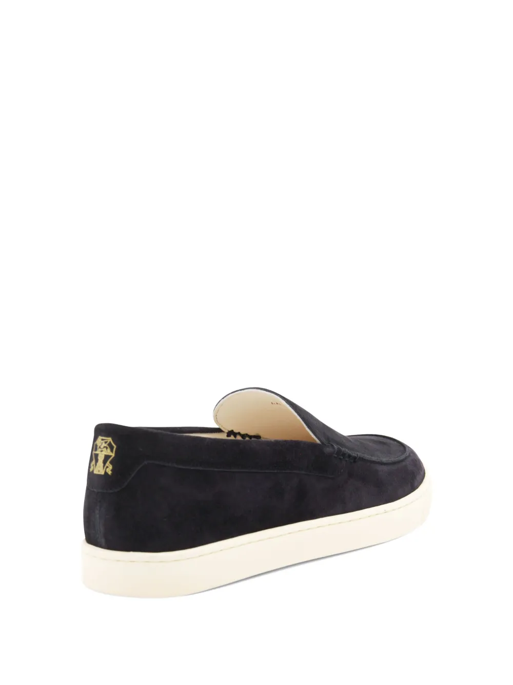 Brunello Cucinelli suede loafers Black