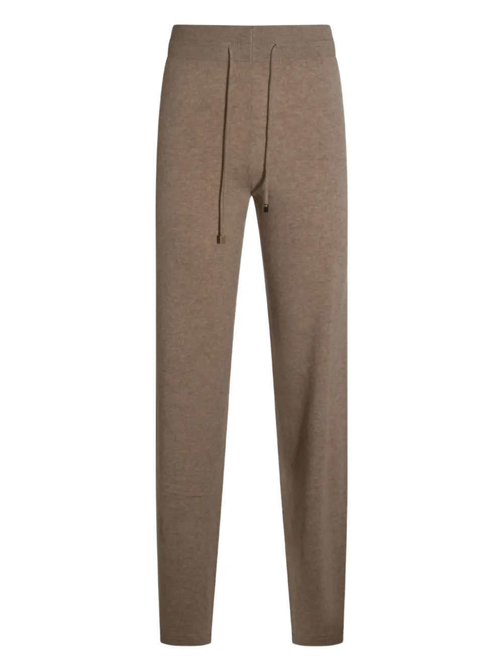 Malo Broek met elastische tailleband en trekkoord Bruin