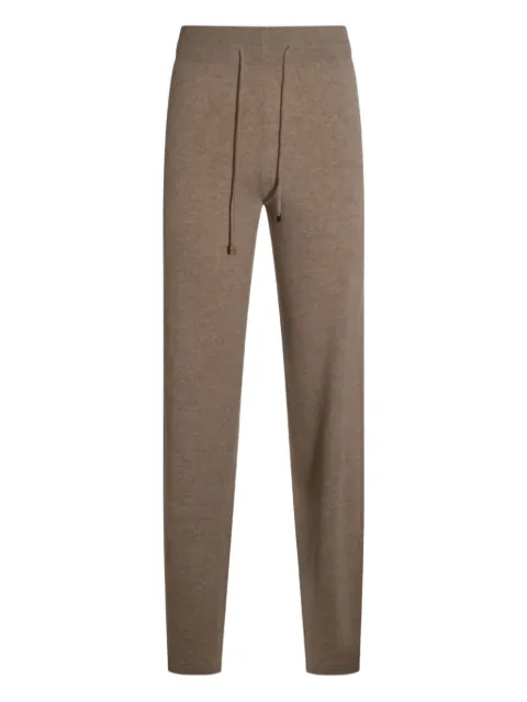Malo elasticated-waistband drawstring trousers
