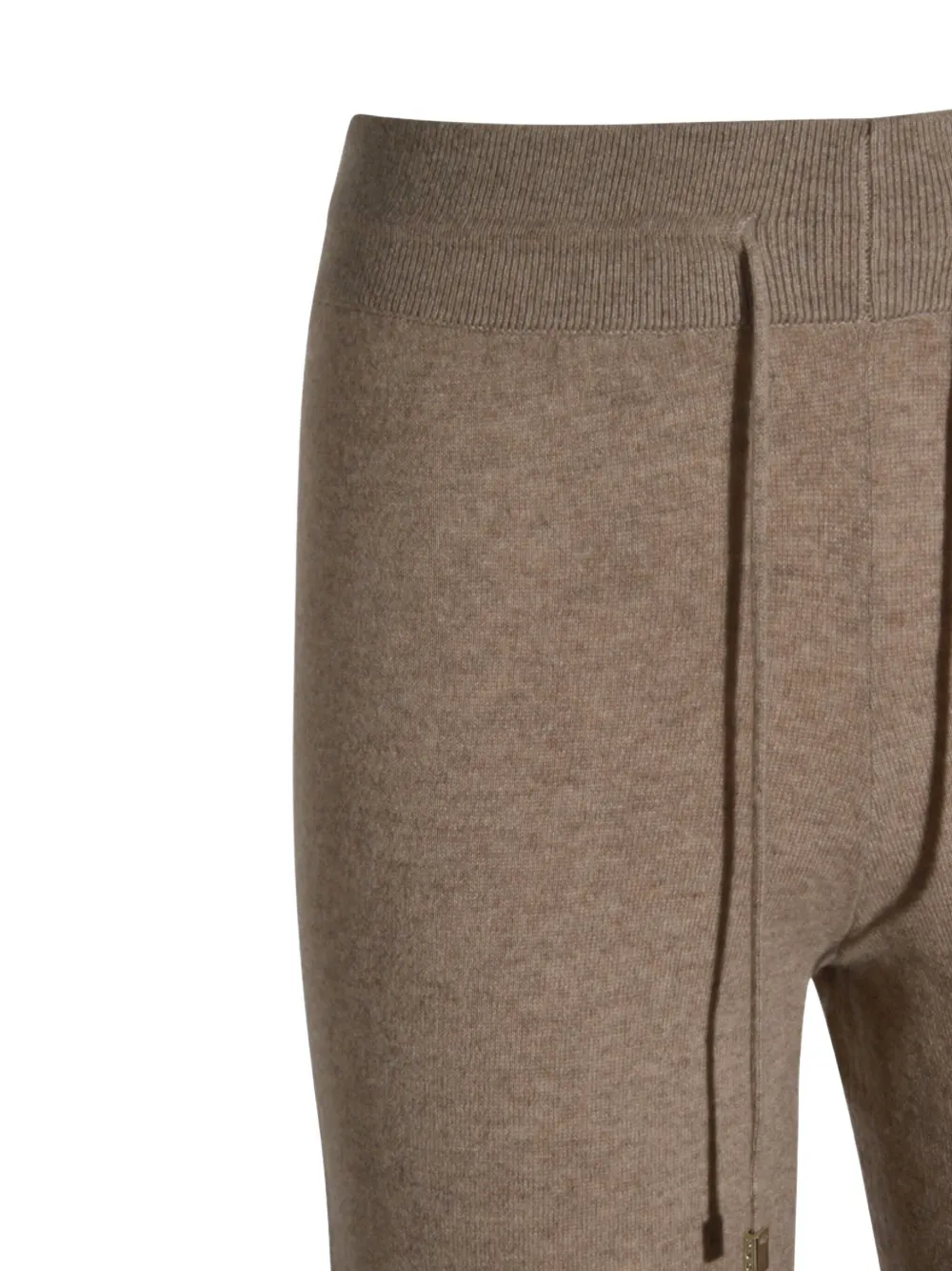 Malo Broek met elastische tailleband en trekkoord Bruin