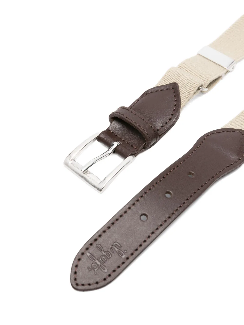 Il Gufo woven belt Beige