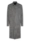 Lardini houndstooth wool coat - Black
