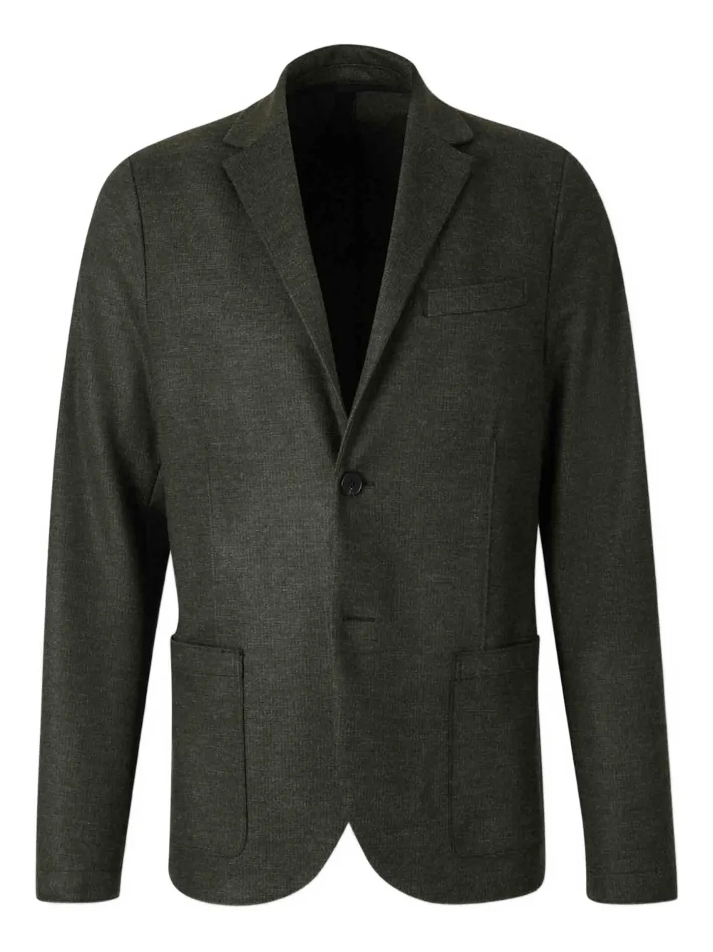 Harris Wharf London patch-pocket single-button blazer | Green | Image 1