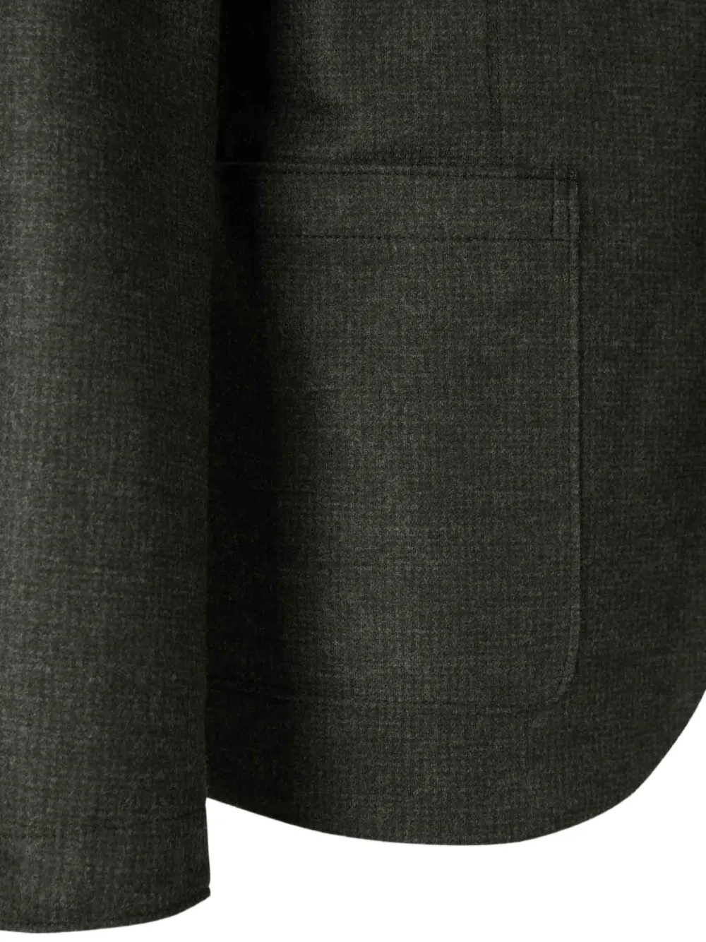 Harris Wharf London Patch-pocket Single-button Blazer In Green