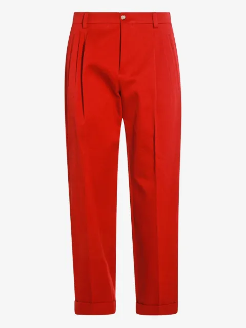Valentino Garavani pleated-cuffed trousers