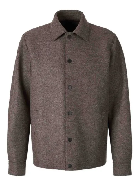 Harris Wharf London snap-button shirt jacket