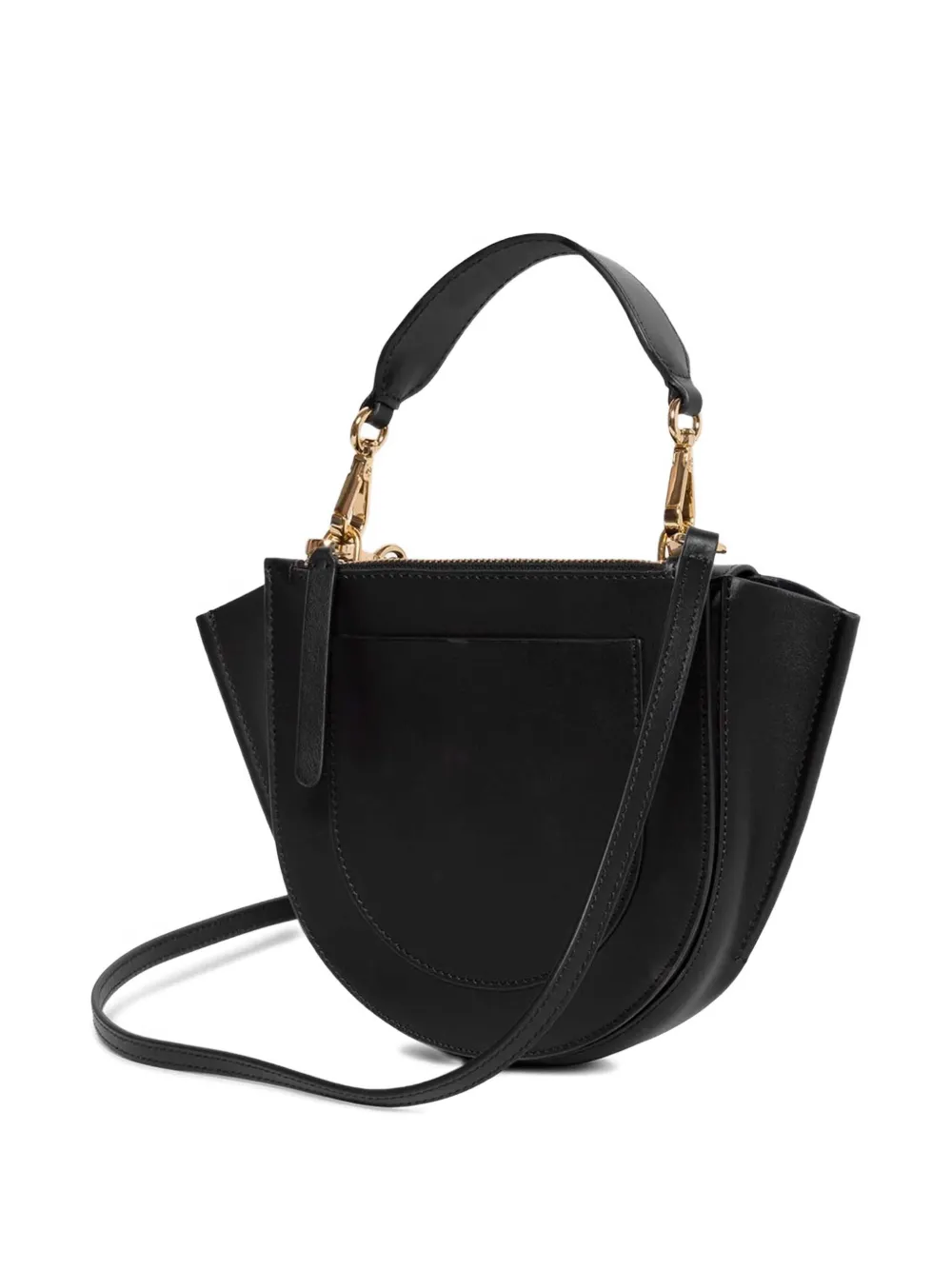Wandler small leather tote bag Zwart