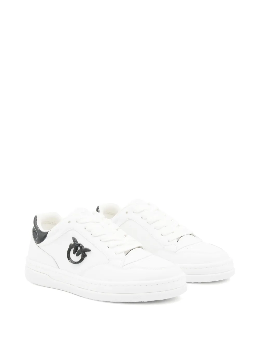 PINKO logo-plaque leather sneakers | Low-Tops | Image 2