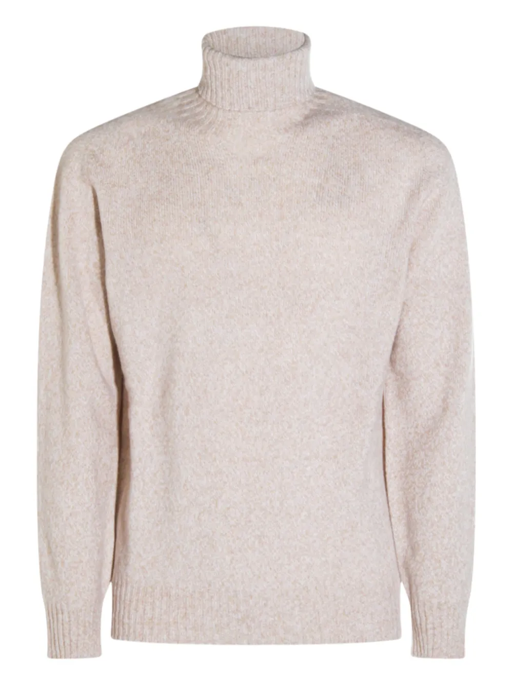 turtleneck ribbed-cuff sweater
