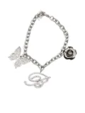 Blumarine embellished chain bracelet - Silver