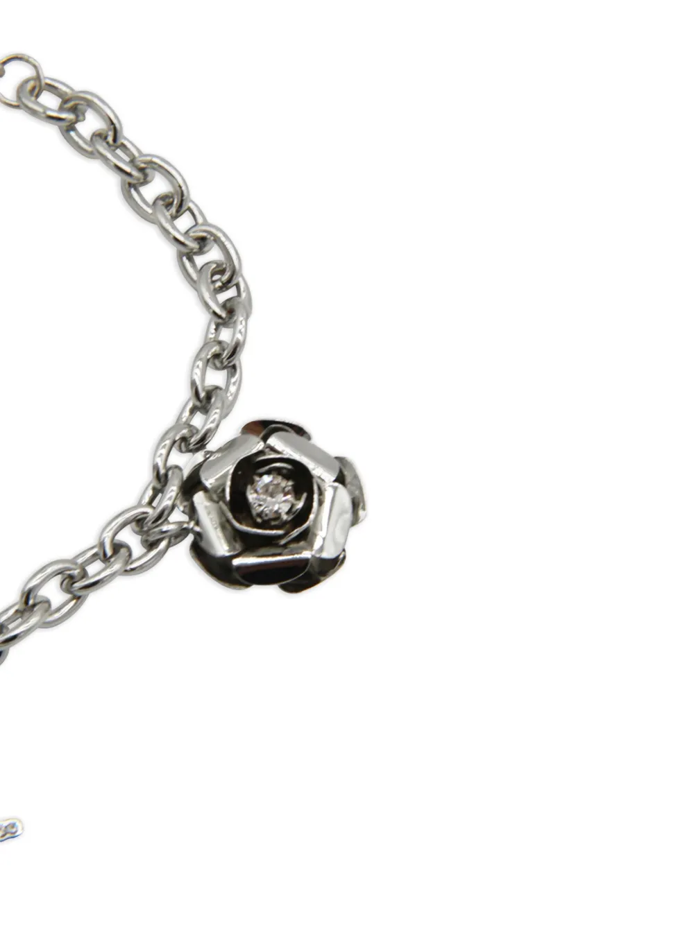 Blumarine embellished chain bracelet - Zilver