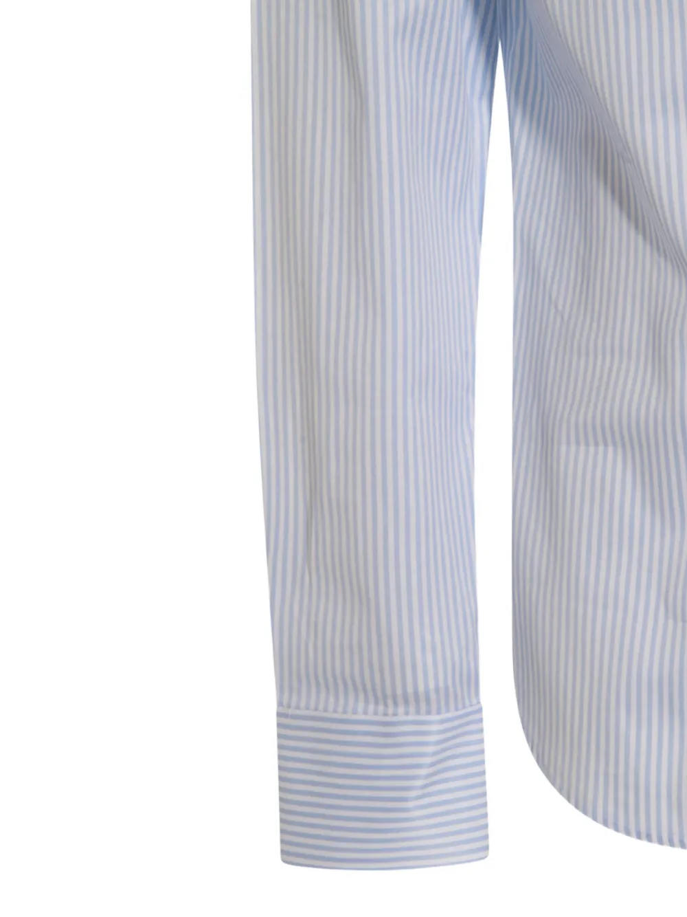 Canali Gestreept overhemd met lange mouwen Blauw