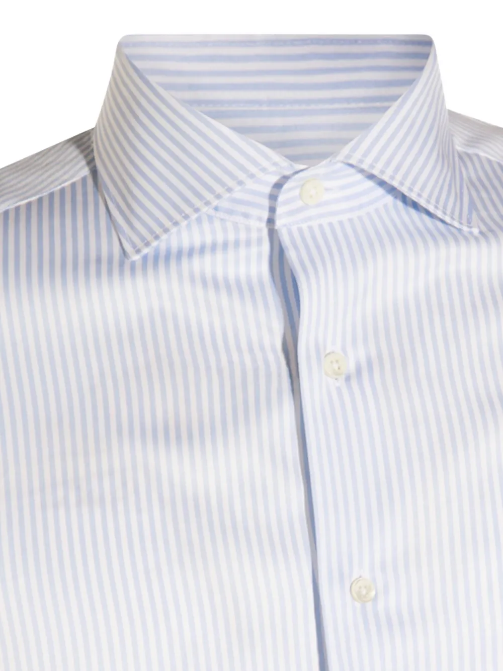Canali Gestreept overhemd met lange mouwen Blauw