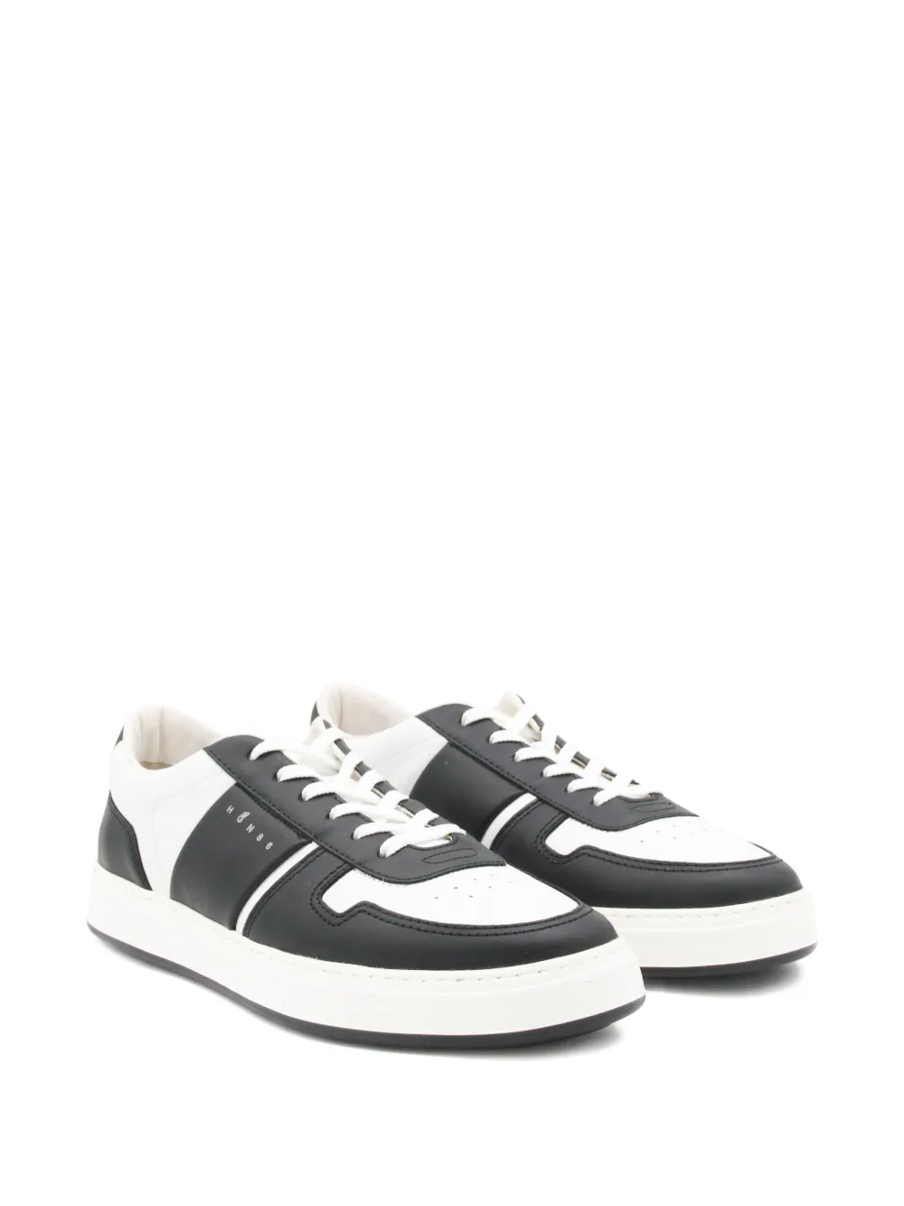 Hogan leather panelled sneakers White