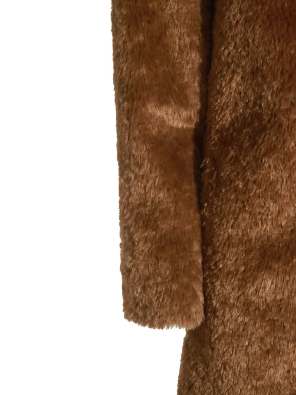 Herno Jas met revers van imitatiebont Bruin