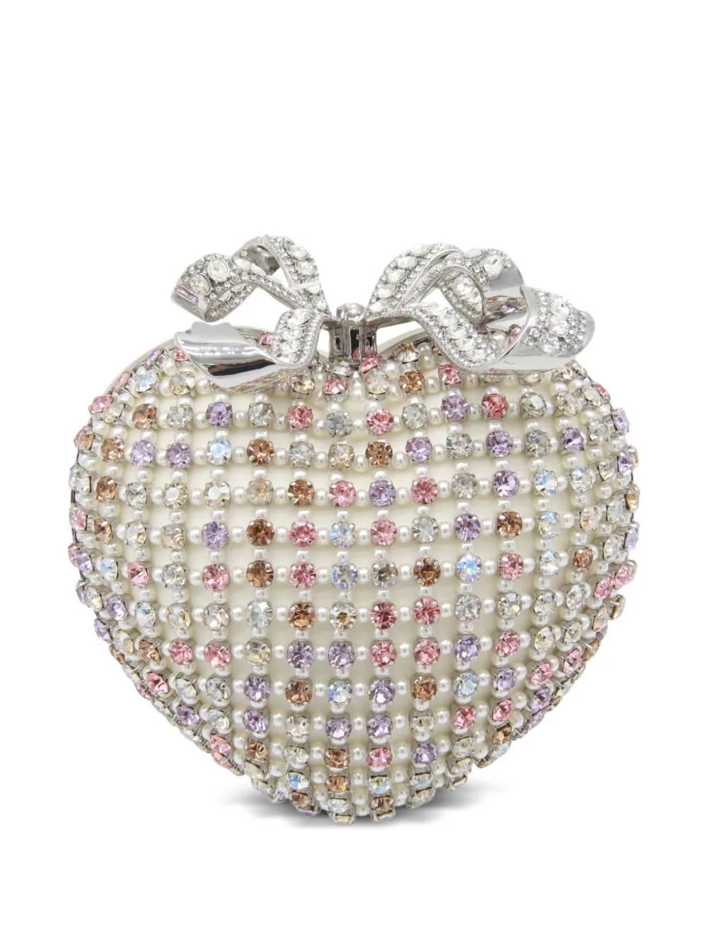 crystal-embellished clutch bag