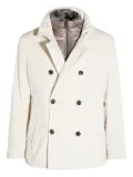 Montecore corduroy double-breasted coat - Neutrals
