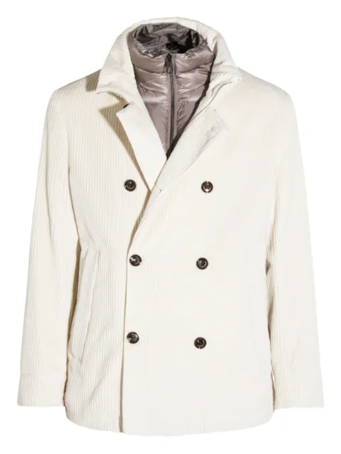 Montecore corduroy double-breasted coat