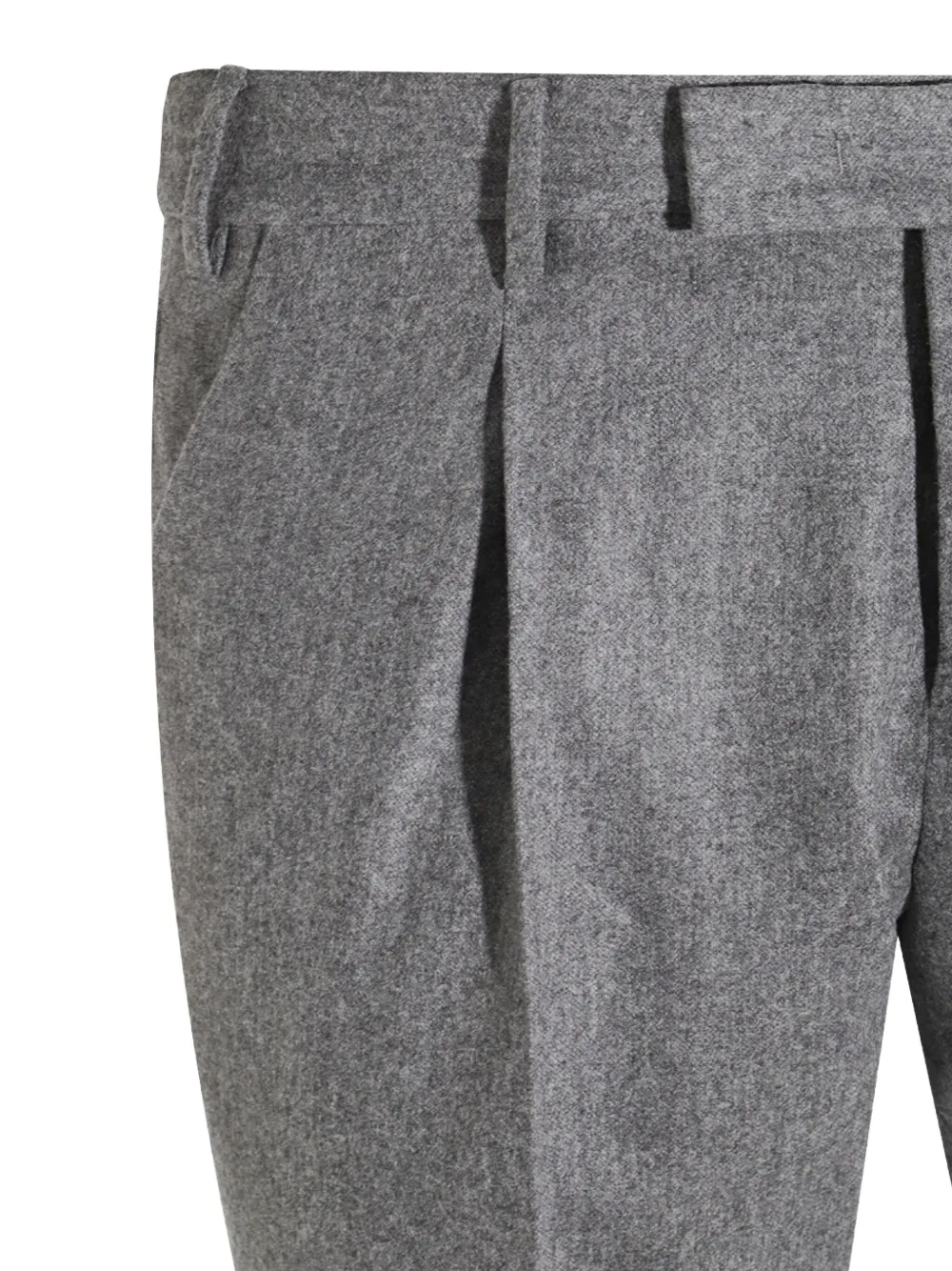 PT Torino Broek met geplooide cuffs Grijs