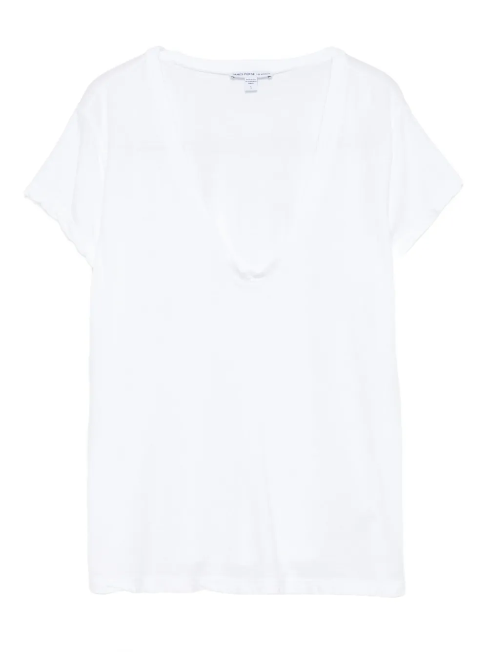 James Perse T-shirt met V-hals Wit