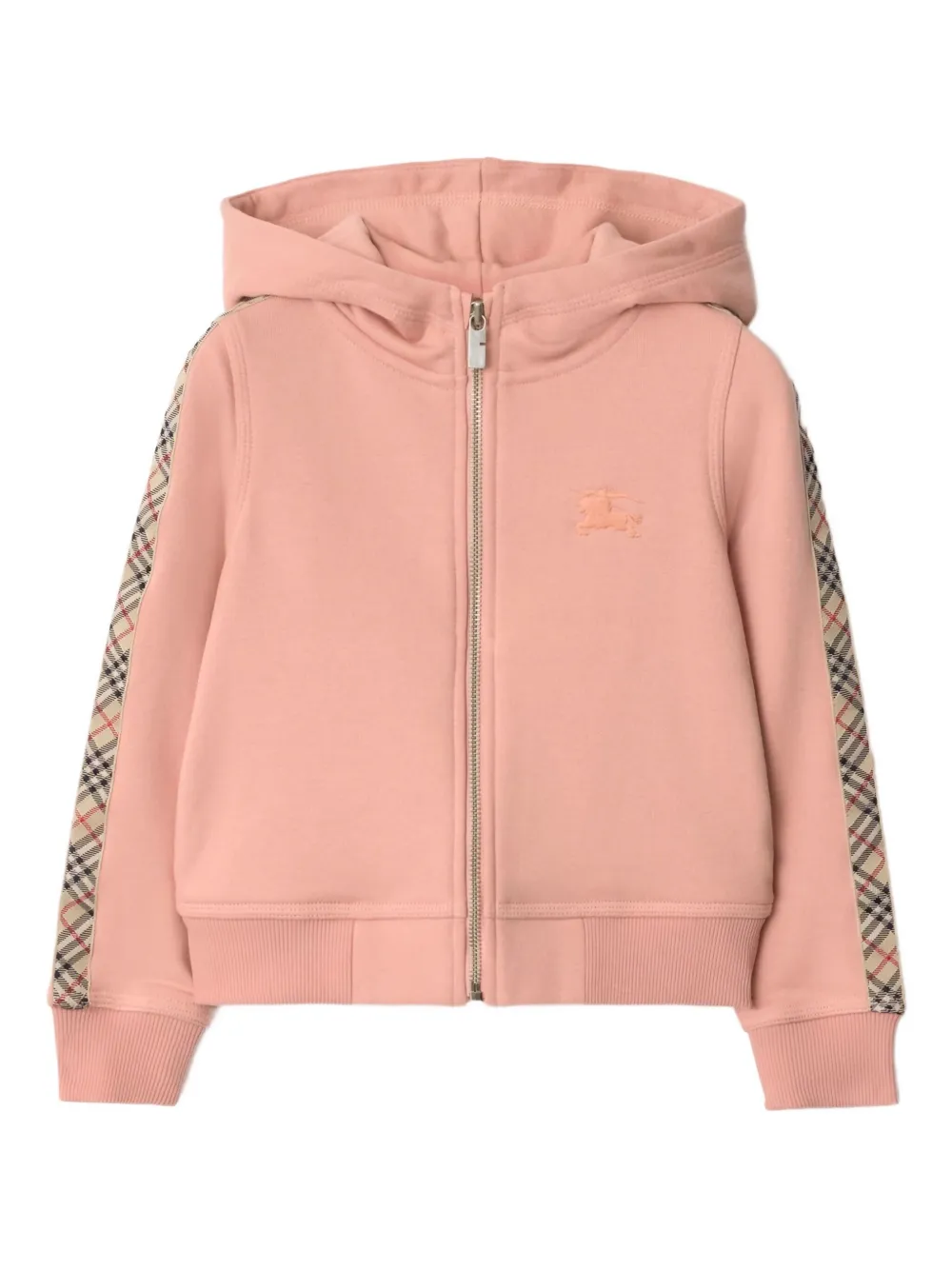 Burberry Kids Hoodie met geborduurd logo Roze